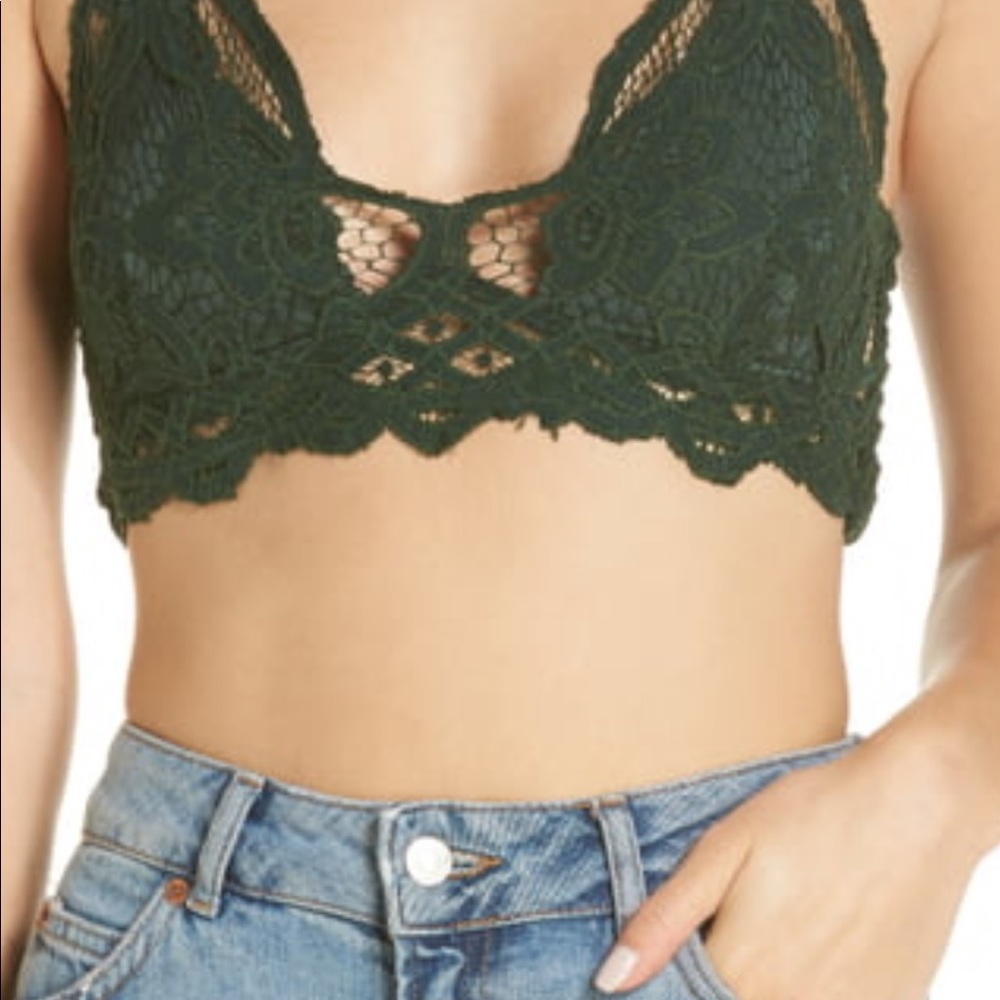 Free people adella bralette pine m